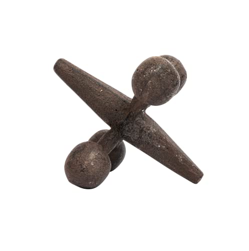 Creative Co-Op CG4322 Retro Decorative Cast Iron Jack, Rust