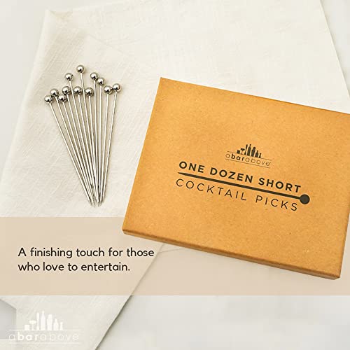 Cocktail Picks – Metal Stir Sticks (12 pcs)