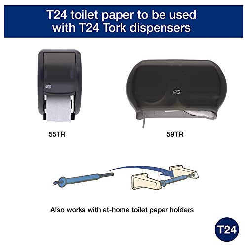 Tork Toilet Paper Roll White T24, Universal, 2-Ply, 96 x 500 sheets, TM1616S