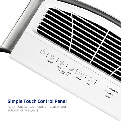AIRDOCTOR AD3000 Air Purifiers for Home & Large Rooms Up to 2,548 sq. ft per hr with UltraHEPA, Carbon, VOC Filters Air Quality Sensor. Removes Particles 100x Smaller Than HEPA (AirDoctor 3000)