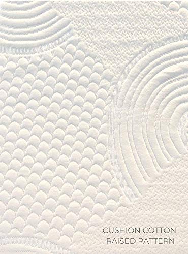 Certified Organic Latex mattress Topper by Organic Textiles. Medium firmness, 2-inch thick. Queen size.
