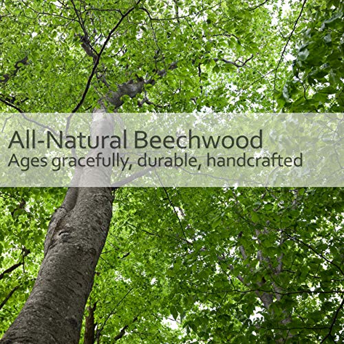 Redecker Union Fiber Toilet Brush with Untreated Beechwood Handle, Durable Natural Stiff Bristles, 15", Made in Germany