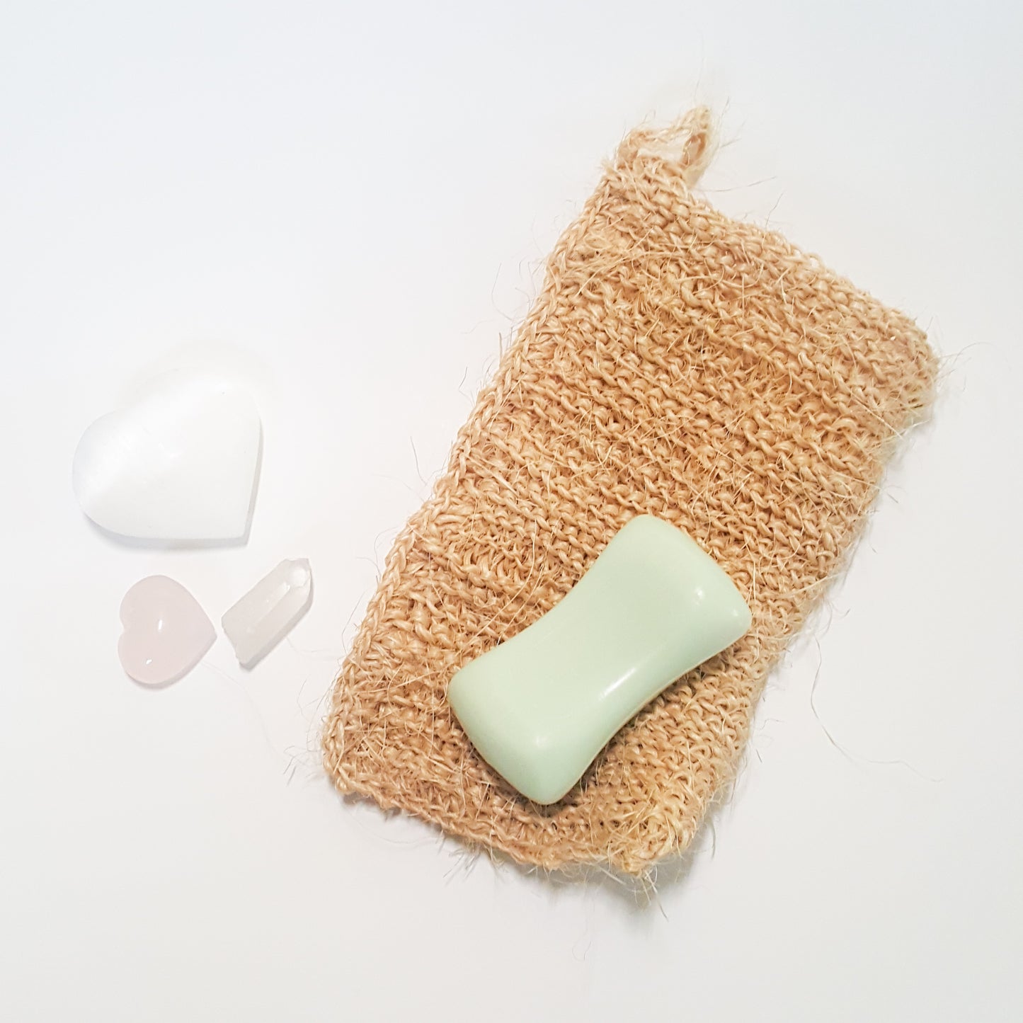 Naturally Antibacterial Pure Sisal Body Washcloth Mitt | Handmade in USA | exfoliating bath sponge