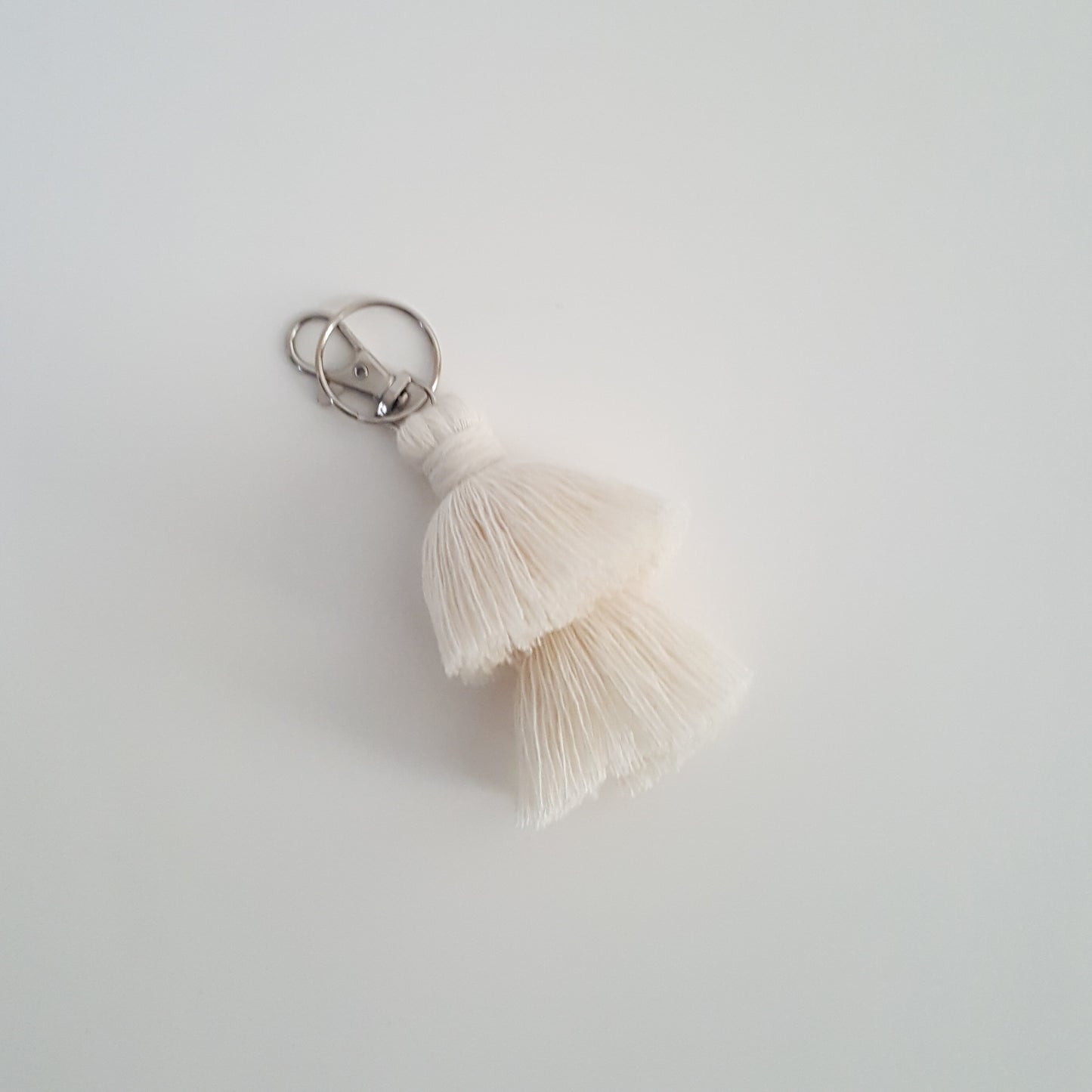 Boho keychain tassel, purse tassel charm, bag tassel, boho accessories