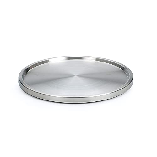 Turntable Lazy Susan, Stainless Steel, 10.5" | Handy in Cabinet, Refrigerator or on Counters