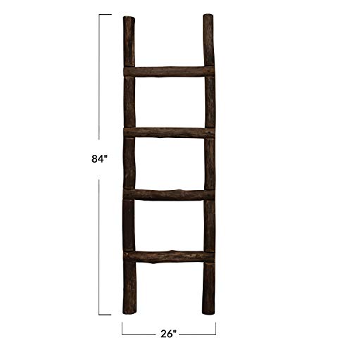 Creative Co-Op Reclaimed Wood Ladder, Natural