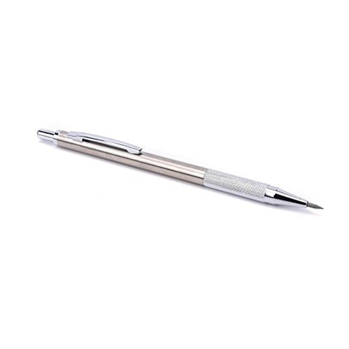 2 Pack 2.0 mm Lead Holder Metal Mechanical Pencil Automatic Mechanical Drafting Pencil+ 24 Leads
