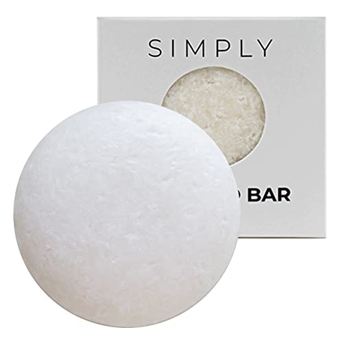 Suds & Co. Solid Shampoo Bar, Zero Waste Shampoo, Natural Shampoo Bar Soap, Sustainable, Eco-Friendly Hair Care - Simply (Unscented), 3.0 Ounce