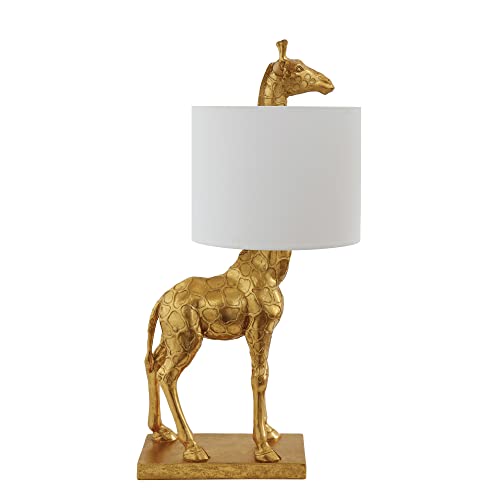 Creative Co-Op DA7565 Giraffe Table Lamp, Gold