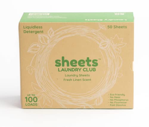  Sheets Laundry Club Laundry Detergent Sheets (Fresh