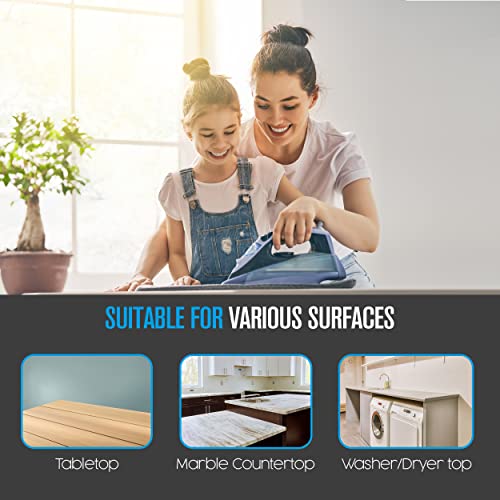 Ironing Mat Anti-Slip Portable Iron Pad Heat Resistant Iron Blanket Ironing  Board Alternative Cover for Table Top Countertop 