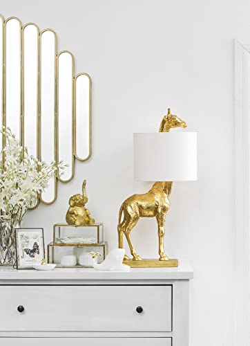 Creative Co-Op DA7565 Giraffe Table Lamp, Gold