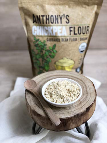 Anthony's Organic Chickpea Flour, Garbanzo Bean Flour, 2 lb, Gluten Free, Non GMO