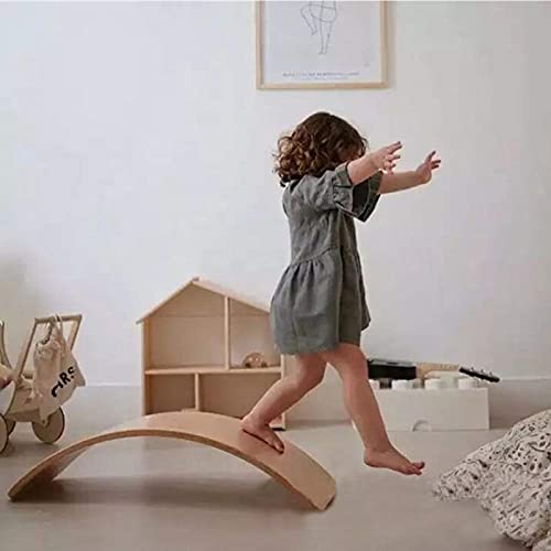 Wooden Montessori Balance Board, Waldorf, Curvy Board, Rocker Board,  Balancing Toy, Rocking Toy, Kids Wooden Toy 