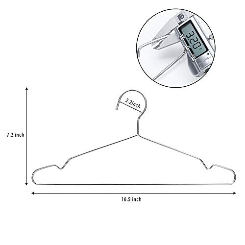 Plastic Hangers 100 Pack - White Plastic Hangers - Space Saving Clothes  Hangers for Shirts, Pants & for Everyday Use - AliExpress