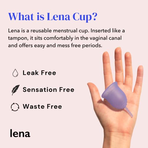 Lena Menstrual Cup | Large - Super Heavy Menstruation Flow Made in USA
