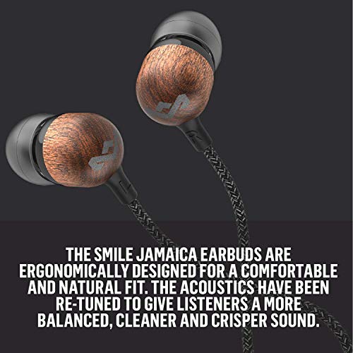 House of Marley Smile Jamaica Wired Noise Isolating Headphones with Microphone