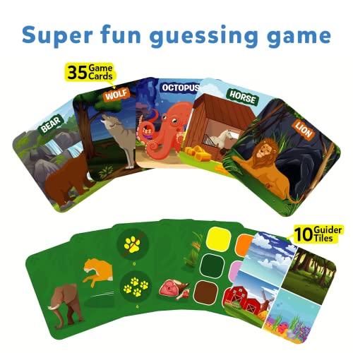 Skillmatics Card Game - Guess in 10 Junior Animal Kingdom, Quick Game of Smart Questions, Gifts & Fun Learning for Ages 3 to 6