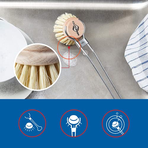 Küchenprofi 2-Pack Replacement Brush Refill for Classic Dish Washing Brush