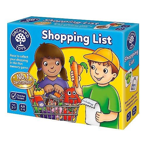 Orchard Toys Shopping List - Educational Memory Game - Age 3-7 - Perfect For Home Learning