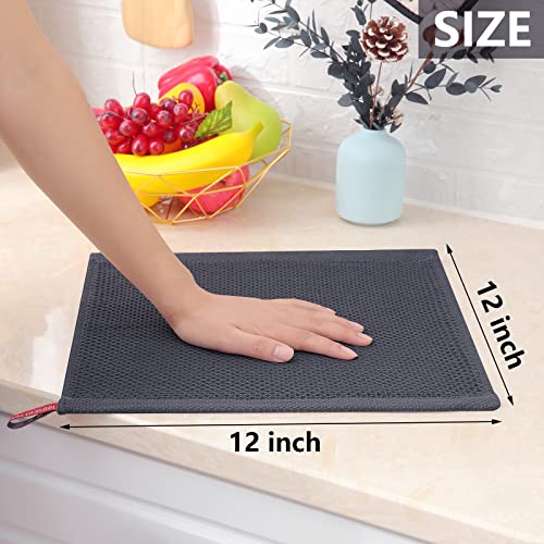 Homaxy 100% Cotton Towel For Kitchen Waffle Weave Kitchen Towel