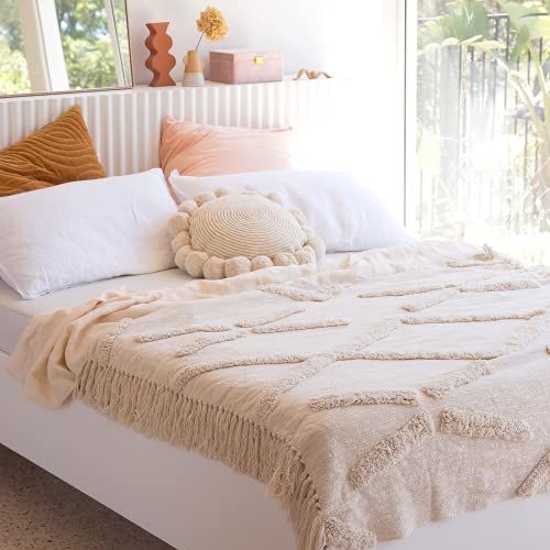 Bed discount throw natural