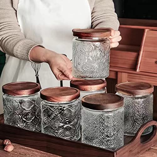 Glass spice jars discount with copper lids