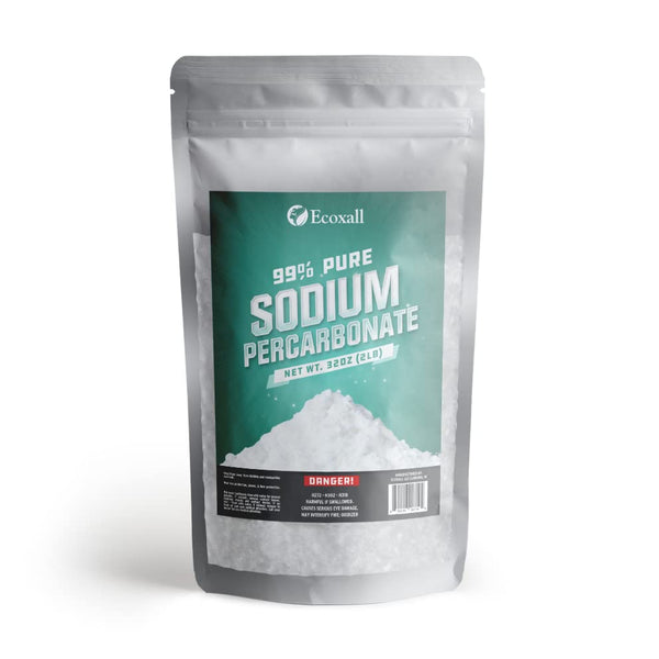 Ecoxall Pure Soda Ash - 2 lb Bag - 100% Pure Sodium Carbonate - Washing  Soda, Tie Die, pH Increaser, Multi-Purpose Powder