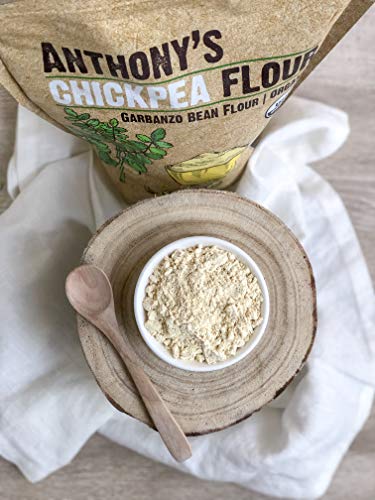 Anthony's Organic Chickpea Flour, Garbanzo Bean Flour, 2 lb, Gluten Free, Non GMO