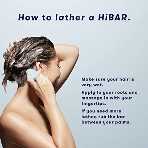 HIBAR Moisturize Shampoo Bar, Sulfate Free Shampoo Bar, Eco Friendly Shampoo Bar, All Natural Hair Care, Plastic Free, Travel Size, Color Safe, Eco Friendly, Zero Waste